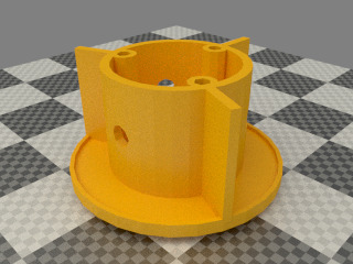 3d-printed masthead light/wind indicator